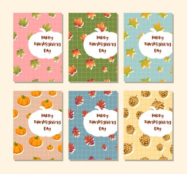 Akçaağaç yaprağı, balkabağı ve cevizli Şükran Günü dikey kartı kutlu olsun..