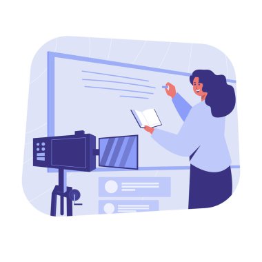 Salgın hastalık çağında çevrimiçi öğretim çok önemlidir. Öğretmen öğrencilere çevrimiçi yayın yoluyla öğretiyor. Öğrenciler öğretmenlerle iletişim kurmak ve öğretmek için bilgisayarları kullanır. 