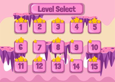 Ortaçağ RPG video oyunları oluşturmak için seviye oyunu açılır, simge, pencere ve elementlerinin tam kümesi