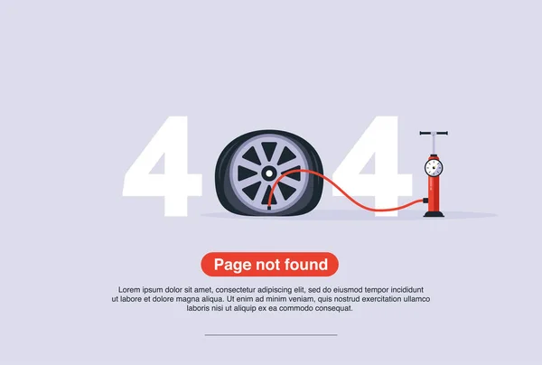 Avviso Rete Internet 404 Pagina Errore File Non Trovato Pagina — Vettoriale Stock