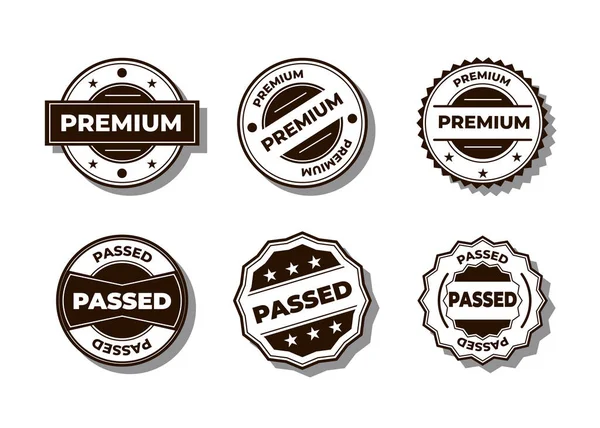 Elemento Coleção Design Para Etiqueta Logotipo Banner Forma Circular Elementos —  Vetores de Stock