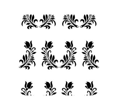 Hindistan Geleneksel ve Kültürel Rangoli çiçek sanatı konsepti beyaz arka planda izole edilmiş Lord ayak izleri kusursuz desenli.