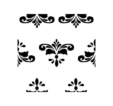 Hindistan Geleneksel ve Kültürel Rangoli çiçek sanatı konsepti beyaz arka planda izole edilmiş Lord ayak izleri kusursuz desenli.