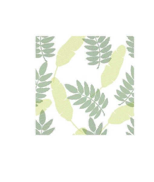 Tropical Vector Verde Frunze Fără Sudură Model Fundal Roz Tapet — Vector de stoc