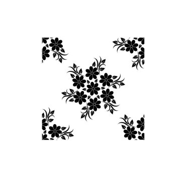 Hindistan geleneksel ve kültürel Rangoli mandala tasarım kavramı beyaz arka planda izole edilmiş çiçek sanatı kusursuz bir desen içinde.