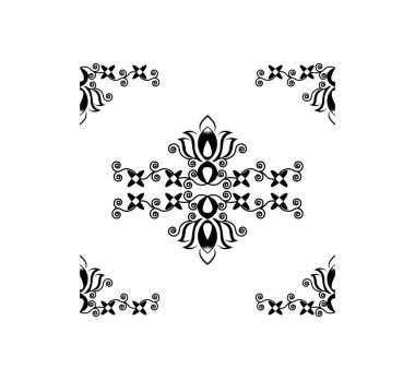 Hindistan Geleneksel ve Kültürel Rangoli tasarım konsepti beyaz arka planda izole edilmiş çiçek sanatı kusursuz desenlidir.