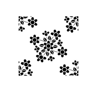 Hindistan geleneksel ve kültürel Rangoli mandala tasarım kavramı beyaz arka planda izole edilmiş çiçek sanatı kusursuz bir desen içinde.