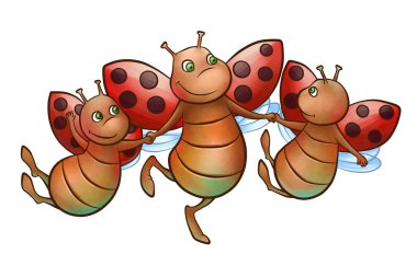 mutlu uçan uğur böceği