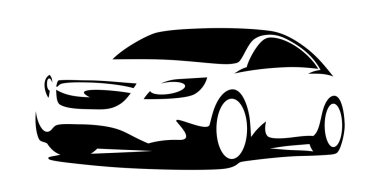 Car silhouette modern