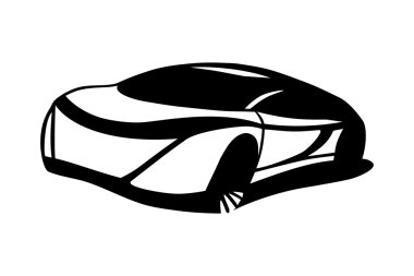 Vektör araba siluet