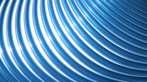 Metal spiral, krom, arkaplan, 3D render