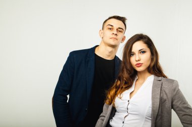 casual giyim güzel genç Çift