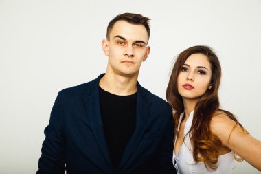 casual giyim güzel genç Çift