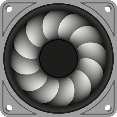 bilgisayar fan soyut