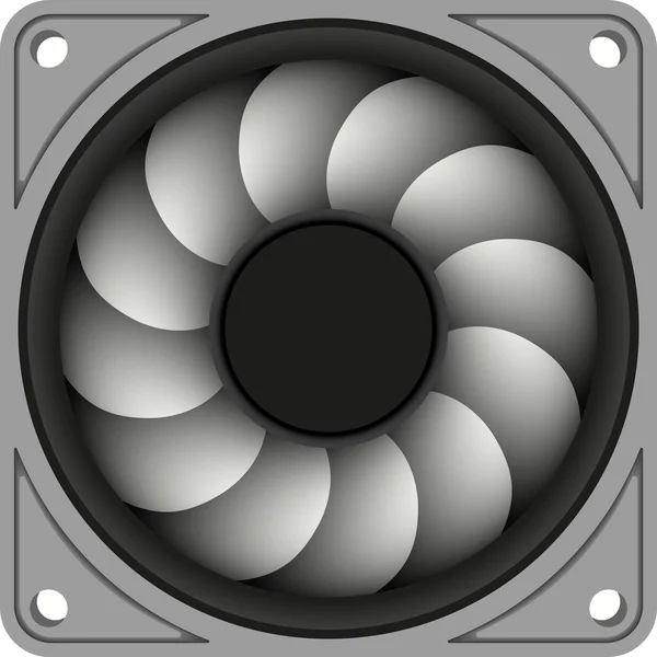 Computer fan abstract — Stockvector