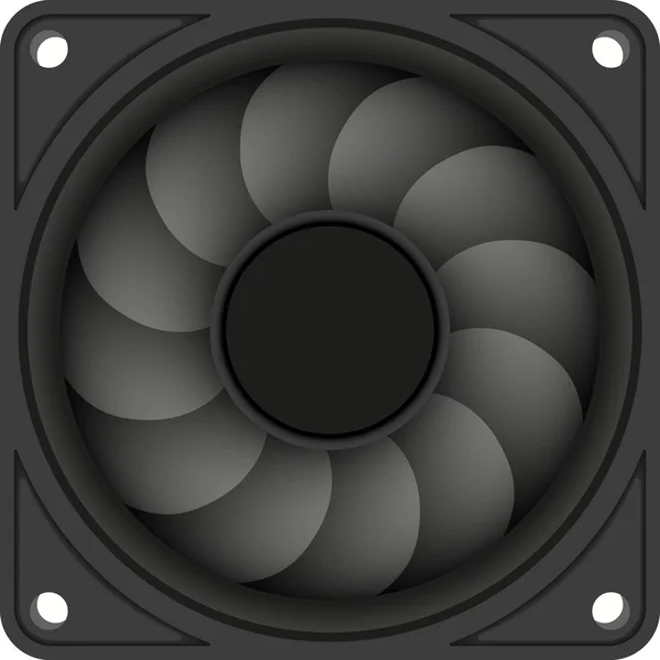 Computer fan abstract — Stockvector