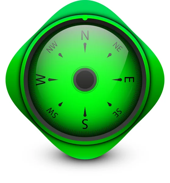 Vector pictogram kompas — Stockvector
