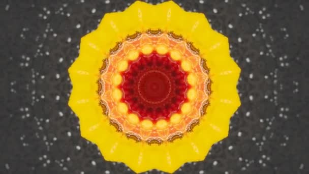 Symmetrisk Radiell Bakgrund Video — Stockvideo