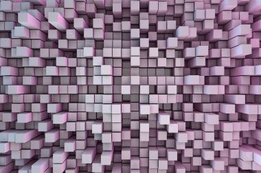 3d illüstrasyon / soyut arkaplan çizimi geometrik şekiller