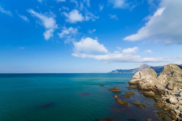 Cabo Alchak Ciudad Sudak Crimea Viaje Brillante Foto Verano — Foto de Stock