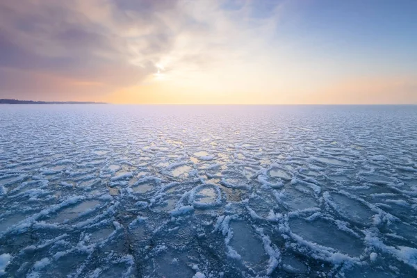 Eine Helle Winterlandschaft Morgen Weiche Abnehmbare Wärmende Sonnenstrahlen Wärme — Stockfoto