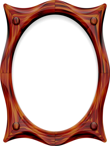 Houten frame — Stockvector