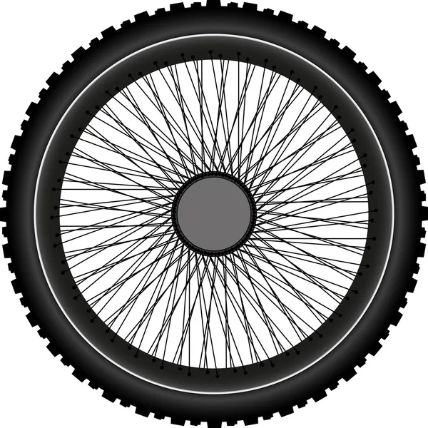 Motorcycle wheel — Stock Vector