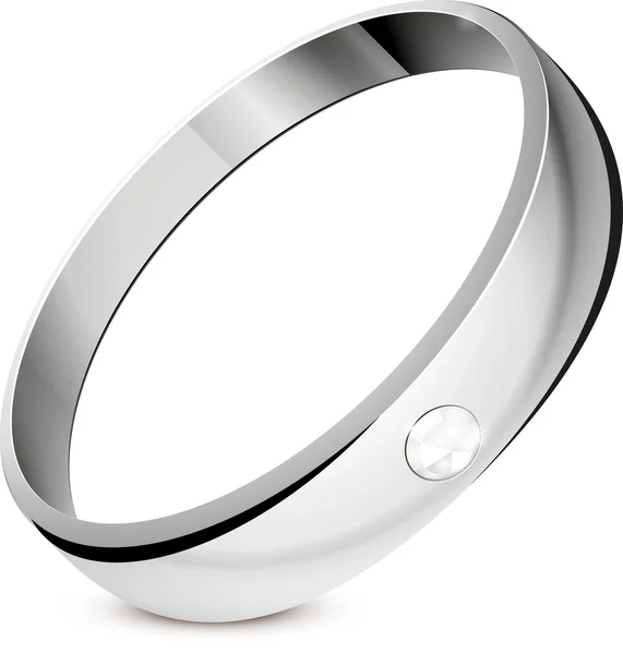 Svatební prsten — Stockový vektor