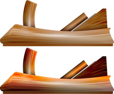 planer tahta üzerinde