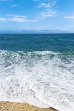 Dalga çakıl fotoğraf