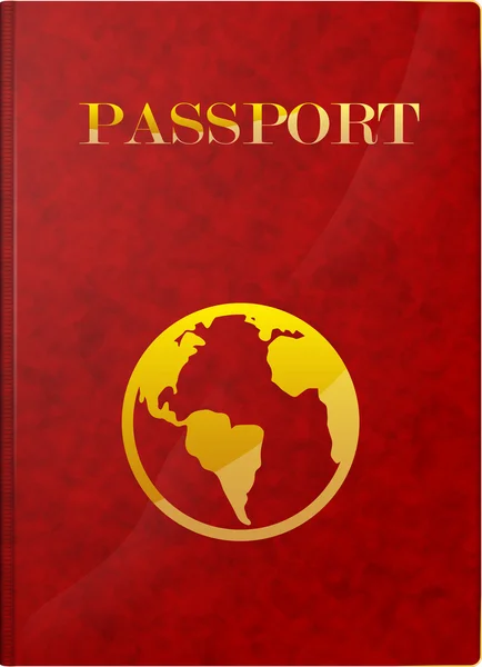 Paszport streszczenie wektor — Wektor stockowy