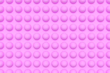 Pembe arkaplan, hacimli küreler, 3D görüntüleme. Çemberli soyut pembe arkaplan.