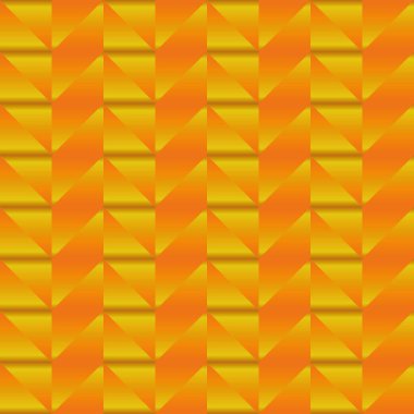 İpler ve desenler şeklinde altın turuncu soyutlama. turuncu parlak soyut desen çizimi