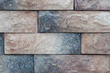 Dekoratif tuğla yakın plan gün ışığında