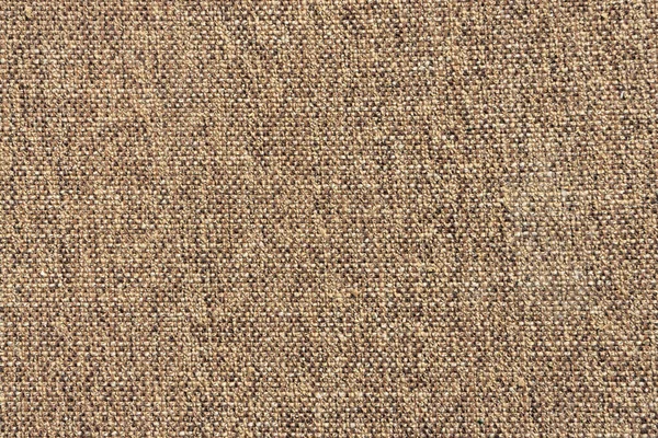 Fundo Marrom Textura Pano Linho Burlap Tecido Uniformemente Iluminado — Fotografia de Stock