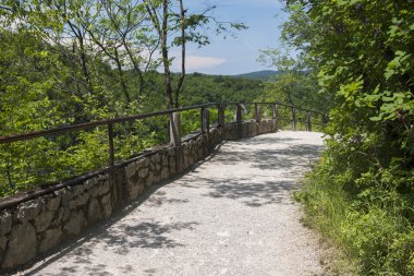 Plitvice Gölleri Milli Parkı, Hırvatistan güzel şelaleler görünümünü yaz