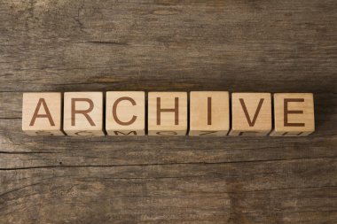 Ahşap küpleri yazılı Arşiv kelime