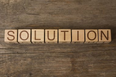 Ahşap küpleri yazılı çözüm kelime