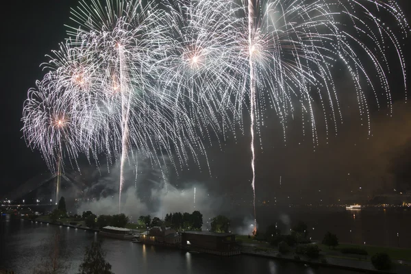 Firework in Riga — Stock Photo, Image