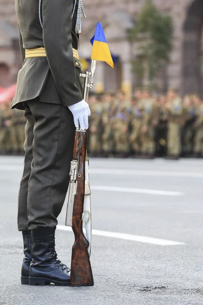 Homens militares ucranianos — Fotografia de Stock