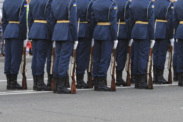 Homens militares ucranianos — Fotografia de Stock