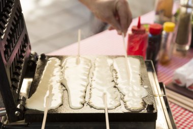 piyasada tatlı waffle