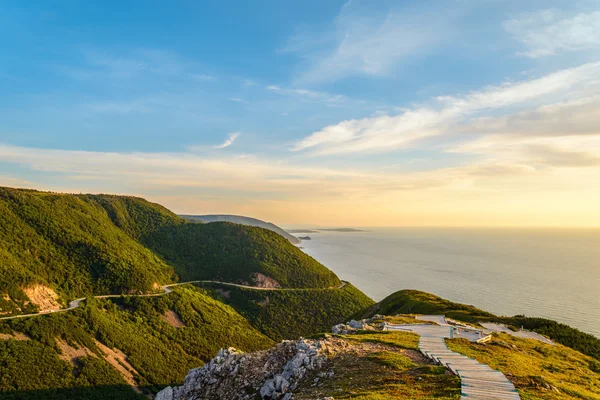 Skyline iz göz kapalı olarak-günbatımı — Stok fotoğraf