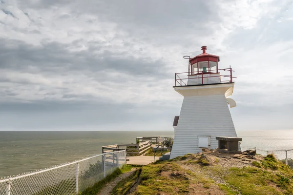 Lighthouse (Cape Enrage) — Stock Photo, Image