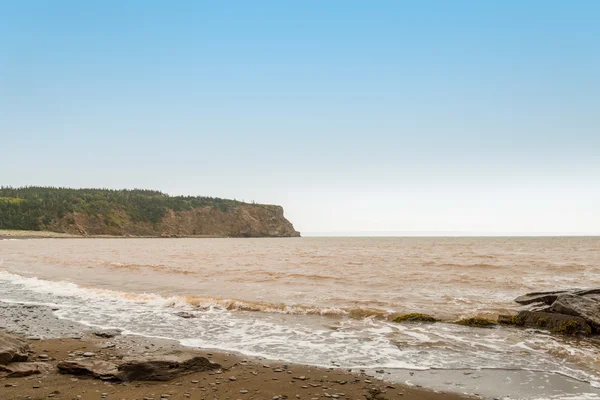 Fundy Körfezi cape cliifs kızdırmak — Stok fotoğraf