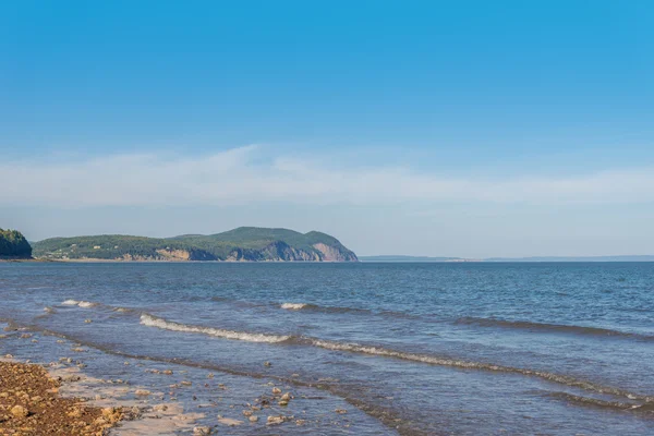 Bella vista del paesaggio Fundy riva — Foto Stock