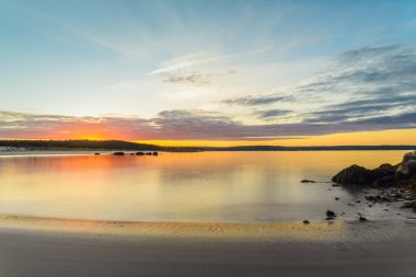 Carters kullanarak Sunset Beach uzun deklanşör hızı