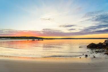 Gün batımında Carters Beach