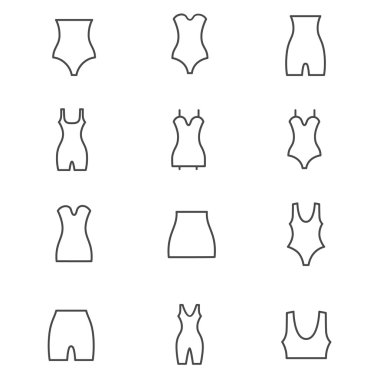 Kadın bel düzeltici iç çamaşırı farklı türleri