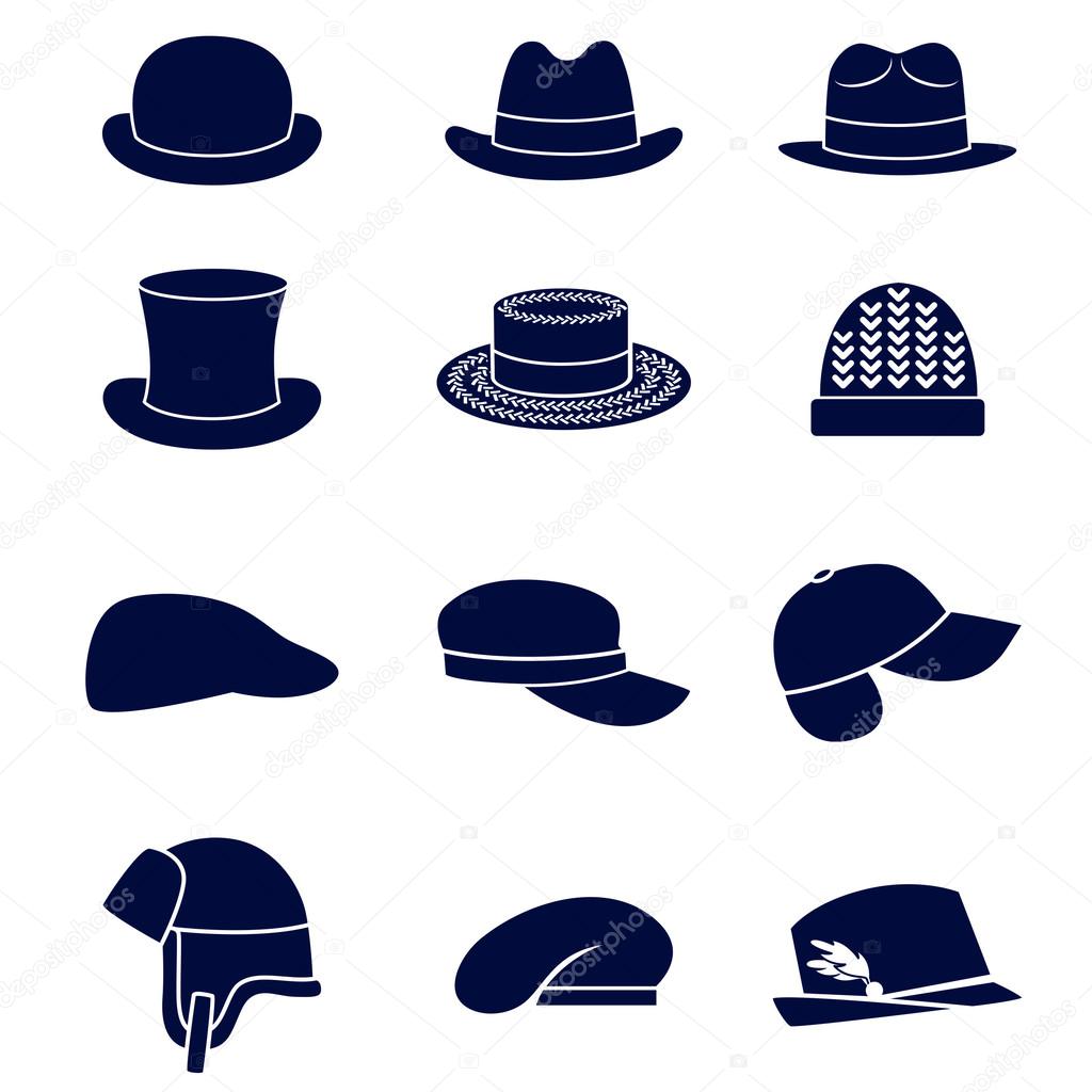 Different types of men hats